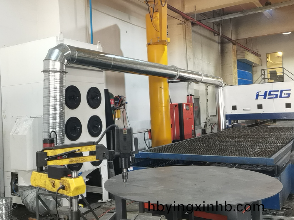 7.5kw除尘器应用激光切割机案例