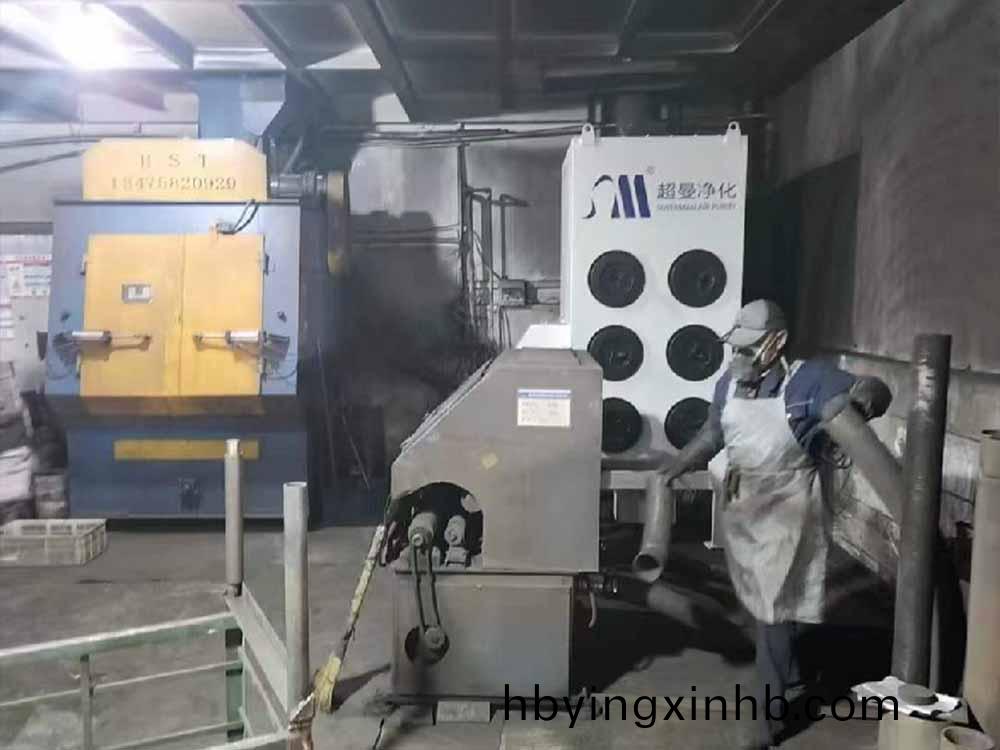 7.5千瓦除尘器应用打磨车间案例